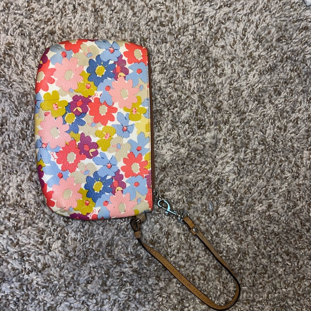 Coach Floral Wristlet - Picture 4 of 5